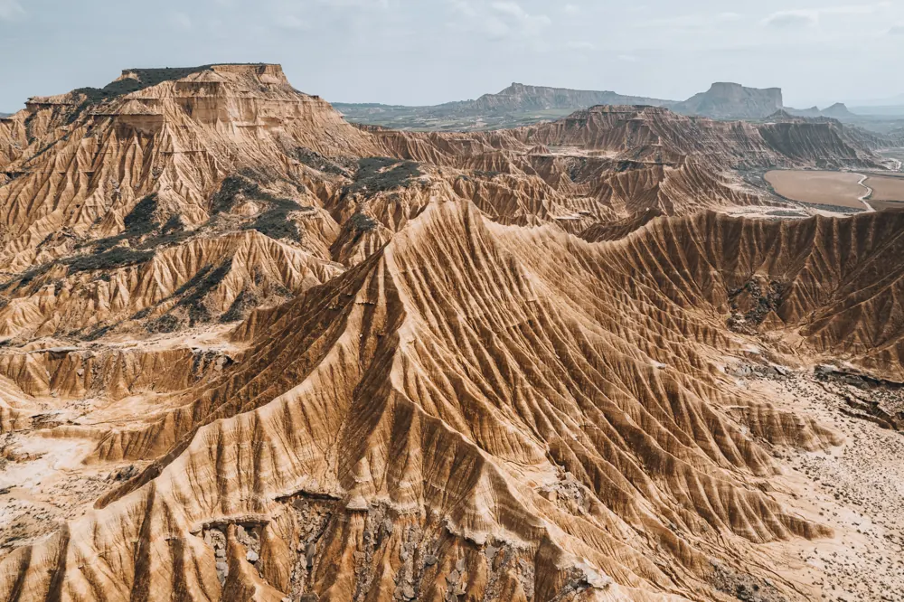 Los páramos erosionados de las Bardenas Reales
