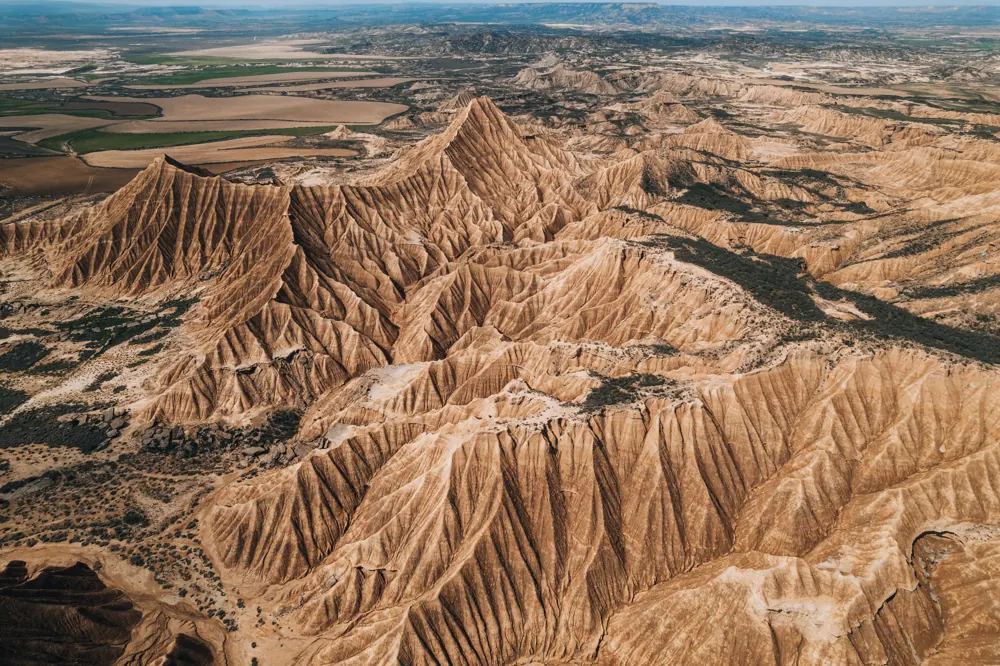 Los páramos erosionados de las Bardenas Reales